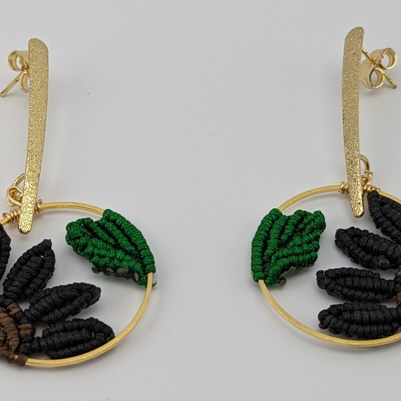 Thread Earrings - Etsy