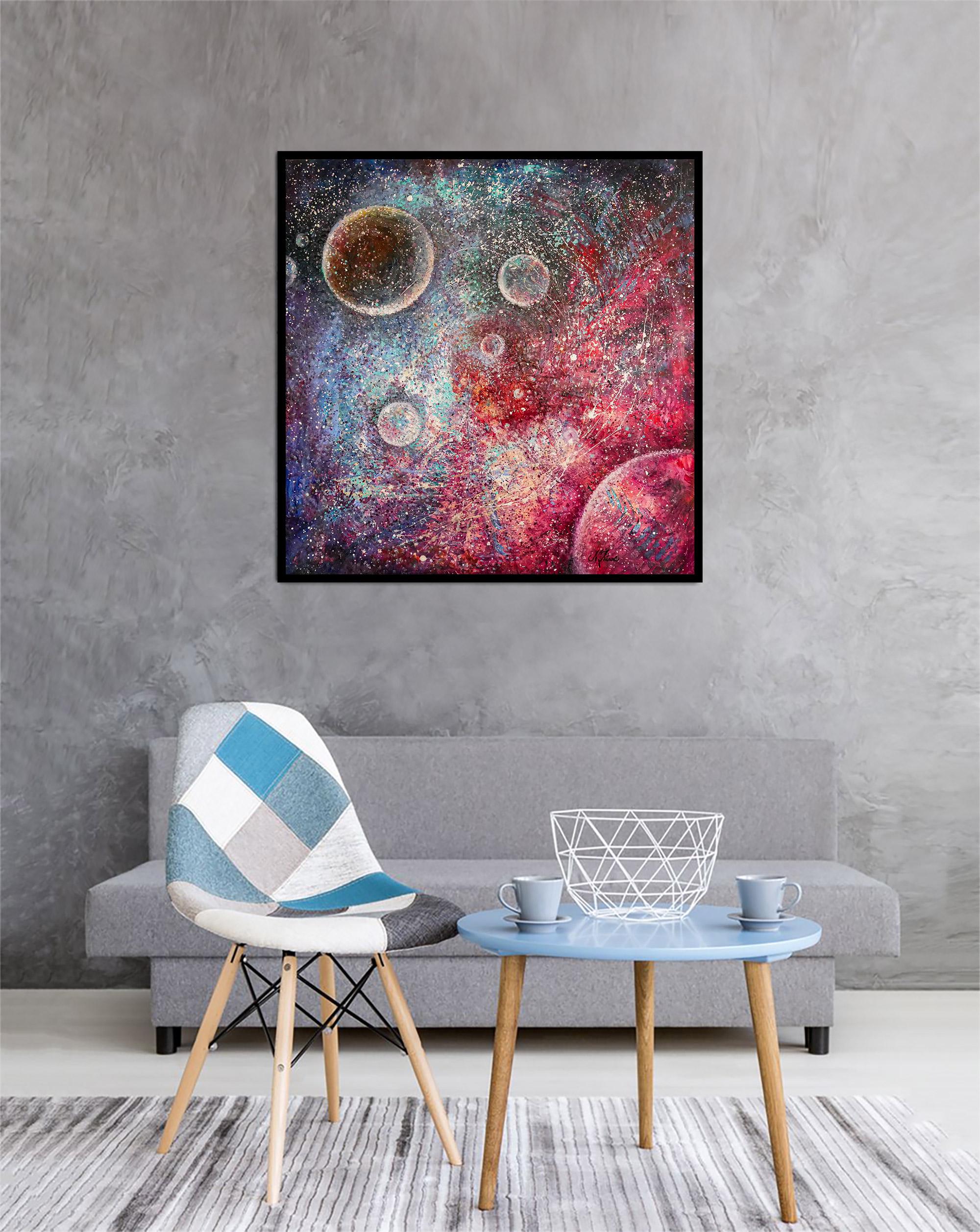 Cosmos / 2023 (oil Painting | Abstract | Fantastic | Astronomy ...