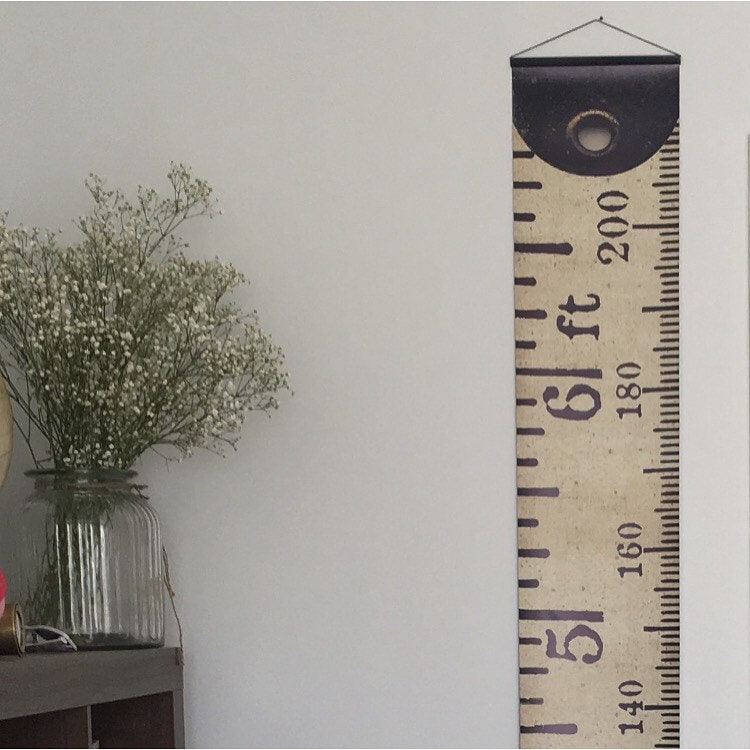 Vintage Ruler Growth Chart