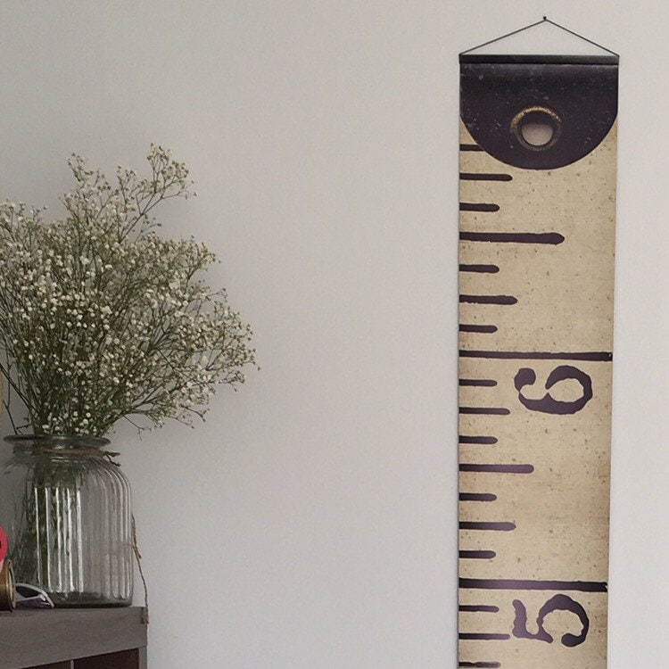Vintage Ruler Growth Chart