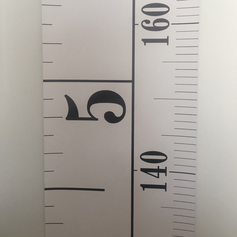 Monochrome Tape Measure Height Chart Ruler Growth Chart Etsy Australia