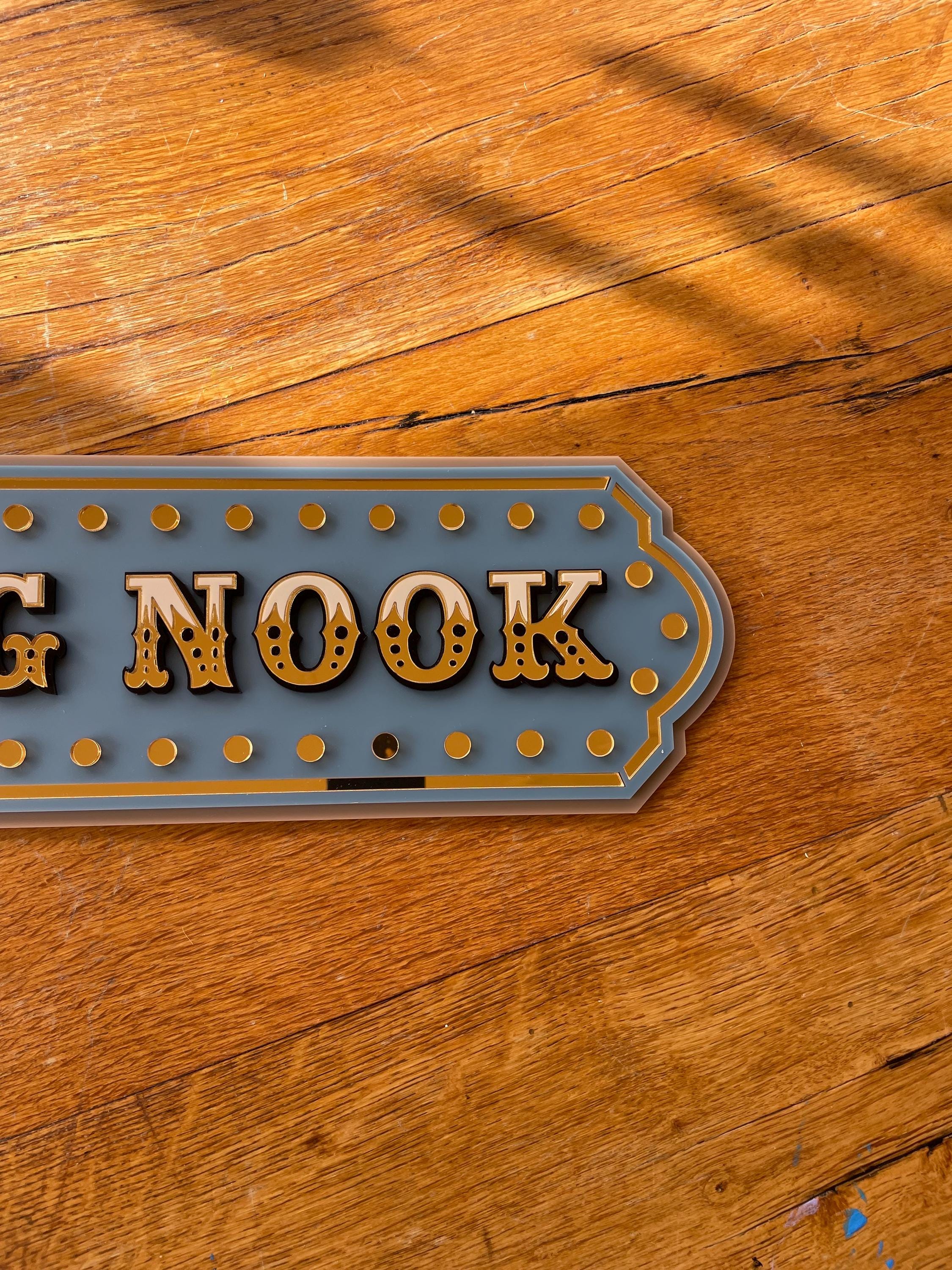 Vintage Marquee Reading Nook Sign | Kids Reading Corner Decor | Library ...