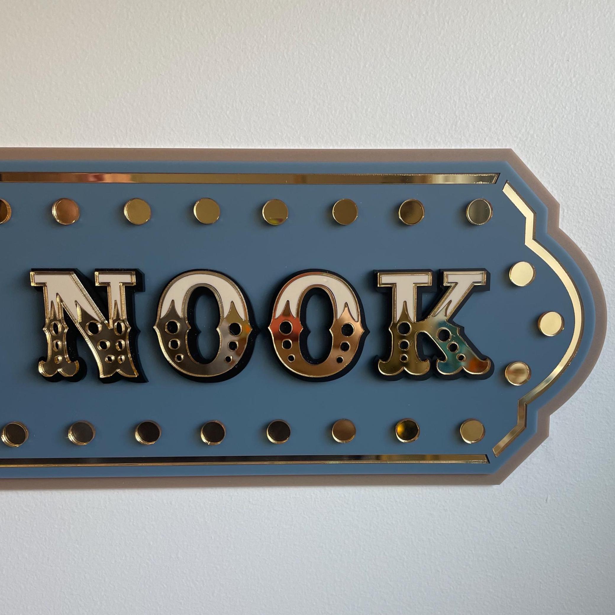 Vintage Marquee Reading Nook Sign | Kids Reading Corner Decor | Library ...