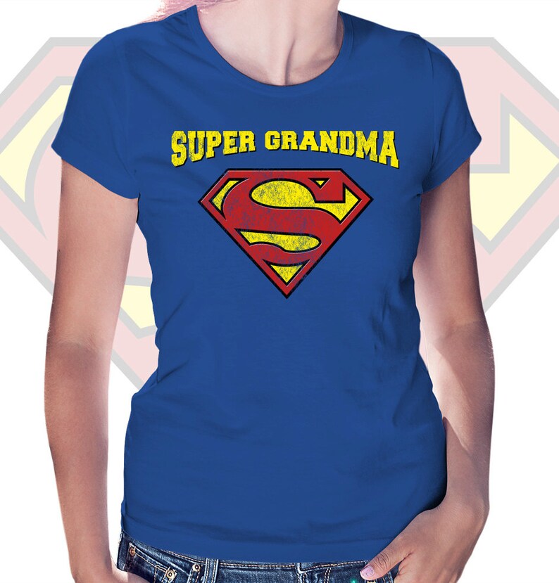 grandma superhero shirt