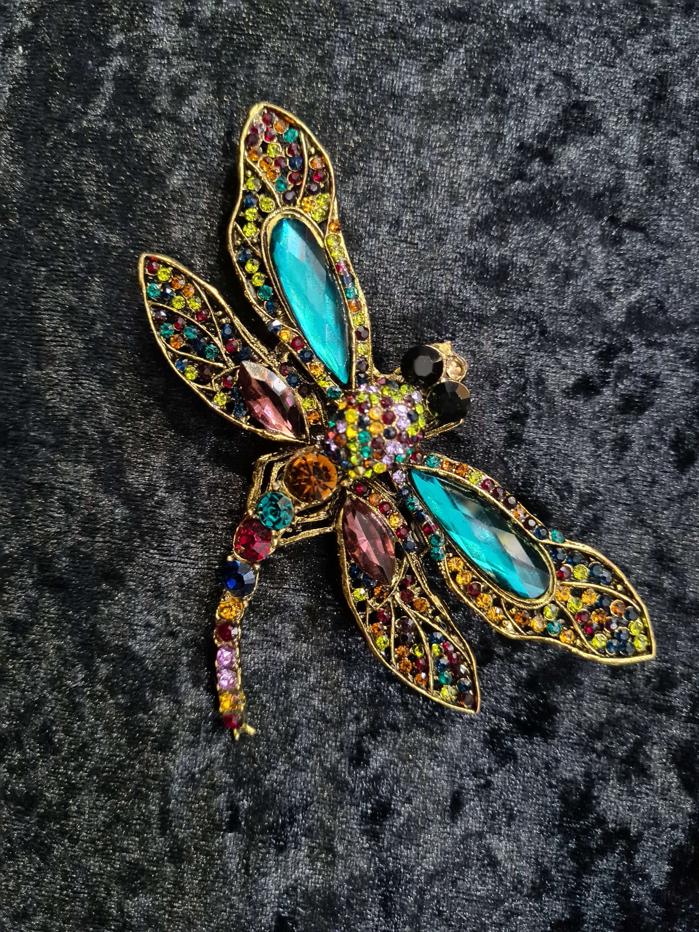 Dragonfly Brooch Etsy