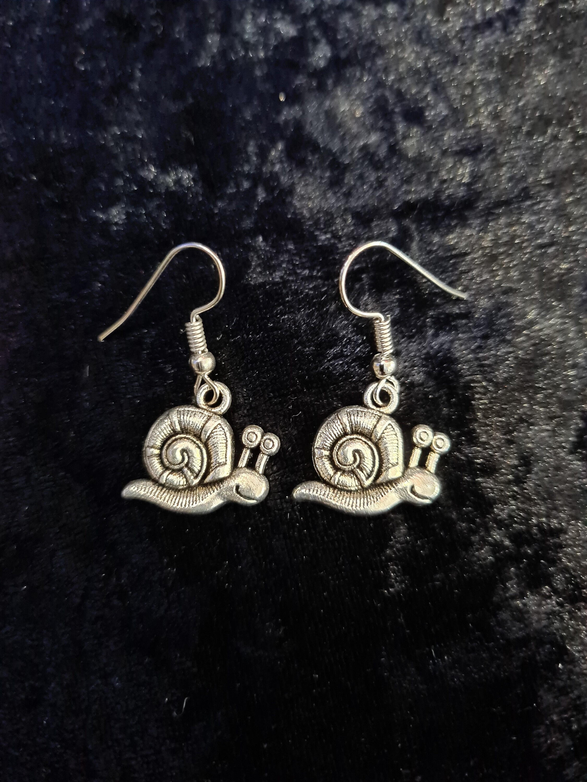 Vintage Look Snail Shaped Earrings Etsy