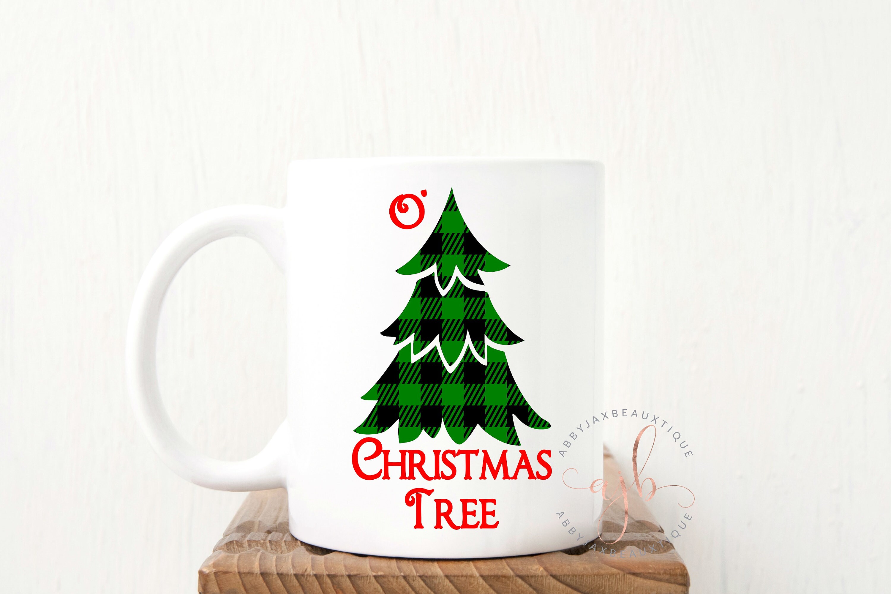 o christmas tree mug