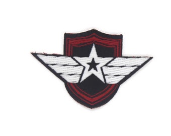 10 Pcs Star Wings Patch 1.1 Inch Iron On Patch Embroidery, Custom Patch, High Quality Sew On Badge for Denim, Sew On Patch, Applique