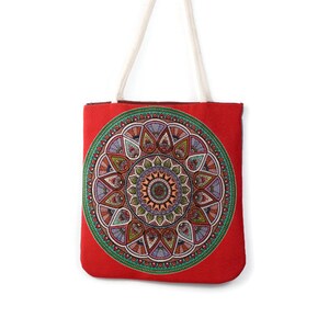VENTA Bolso de mano estilo mandala, bolso holgado, bolso tejido Hobo, bolso Kilim étnico tribal bohemio, bolso de verano, tapiz de mandala