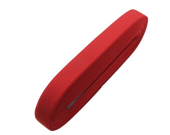 Banda elástica de costura de 3/4 de pulgada de ancho, muy elástica, de punto liso, para coser y para cintura.