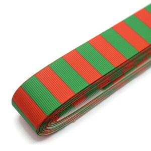 25 mm kerstgrosgrainlint - groothandel lint op maat geknipt, stevige grosgrainstrikken, haarstrik, haarstrikbenodigdheden CHRS
