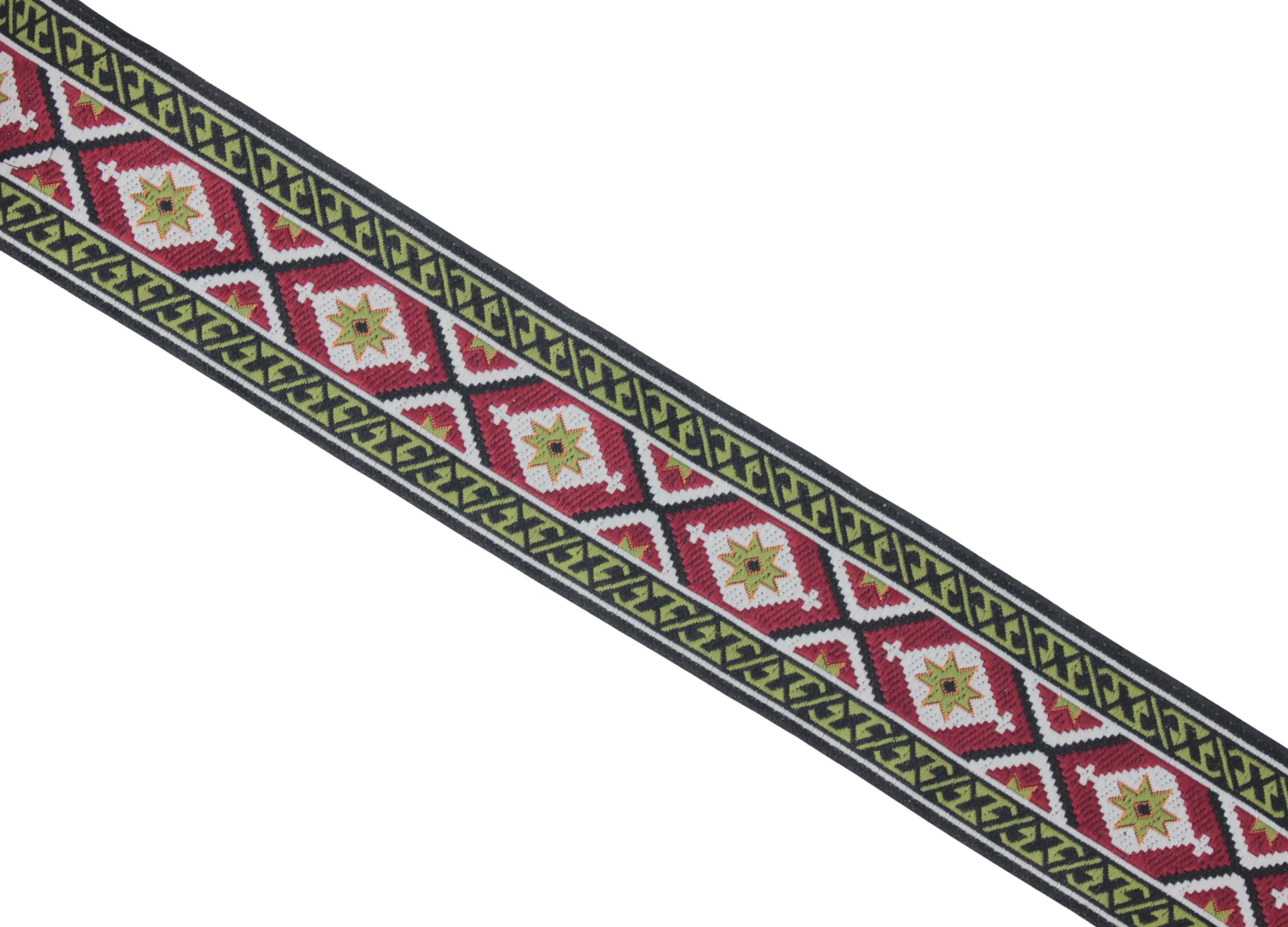 NBEADS 4.8m Nastri in Poliestere Ricamati in Oro, Largo 7.5mm Nastro Jacquard Termoadesivo