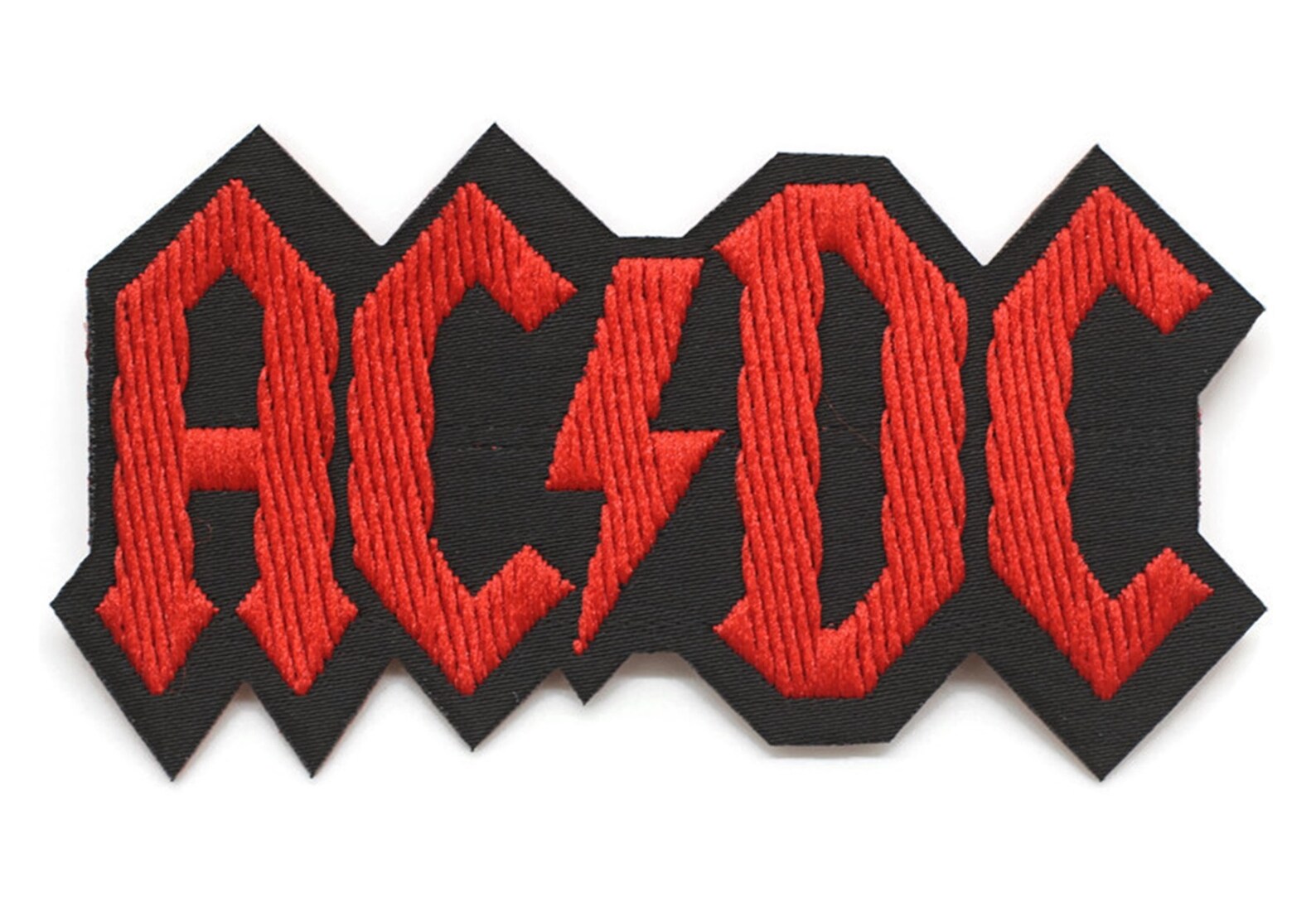 AC/DC Patch 2.6 Inch Iron On Patch Embroidery Custom Patch Etsy