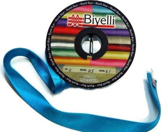 Cinta al bies de satén de 20 mm, cinta al bies, ribete (0,78 pulgadas), cinta al bies, cinta, ribete, costura artesanal, SB61