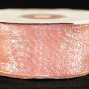 22 meters Powder Organza ribbon, fall ribbon, Wedding ribbons, Organza, Ribbon, Organza Fabric, Organza ribbon, Wedding Favors, Gifts