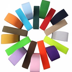 Bande élastique de 2 pouces de large pour la couture, élastique doux à la taille, élastique en tricot robuste pour vêtements, travaux manuels, 1-10 yards