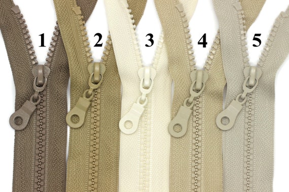 Separating Zipper, 30-100cm 12-40 Inches5, Plastic Chunky Teeth