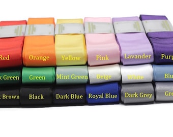 Ribbon 20mm Double Faced Grosgrain Ribbon - Wholesale Ribbon by the Yard, Solid Grosgrain Bows, Hair Bow, Hairbow Supplies