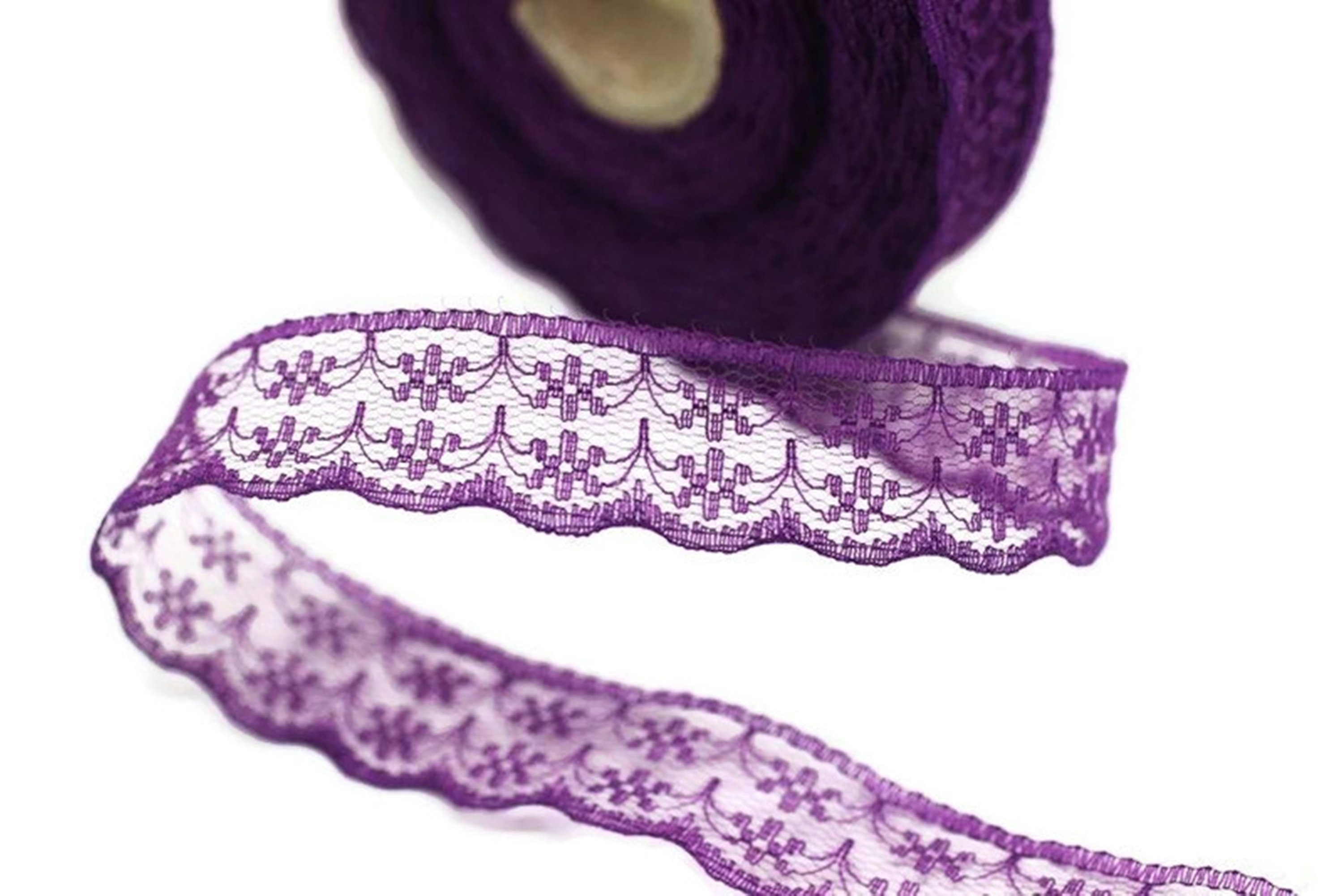 25 mm purple Encaje Costura098 pulgadas Cinta de Etsy