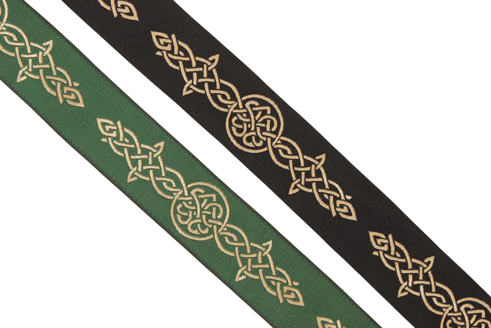 Celtic Rope Ribbon Endless Celtic Knot Trim by the Yard, Woven Jacquard Ribbon for ...