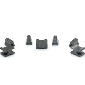 25/50/100 Set of Gunmetal Zipper Stops, #5 Zipper Stop, Zipper Top & Bottom Stop Set, Zipper Stopers