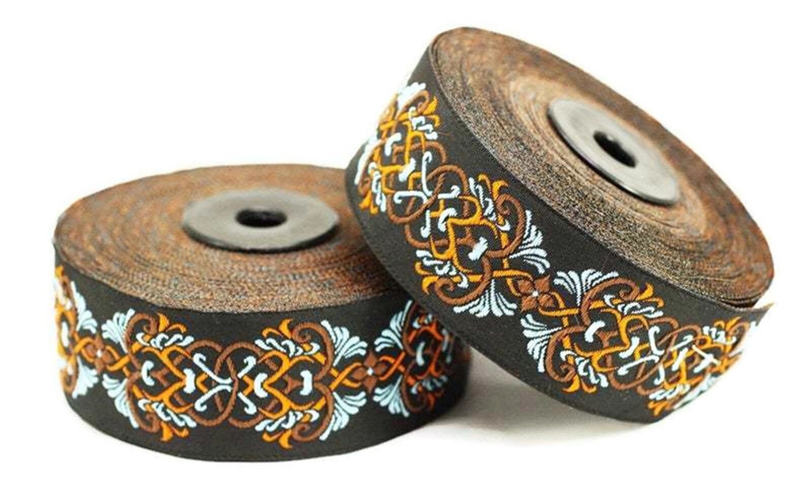 35 Mm Medieval Motive Colorfull Jacquard Ribbons (1.37 Inches ...