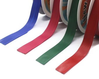 20 mm colorfull Leather Sewing Tape, Leather Bias tape,  Sewing binding, trim (0.78 inches), Leather Sewing Trim, Sewing bias
