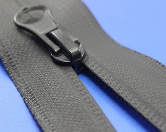 Waterproof Black Zippers, 20 cm, (7inc) zipper, Waterproof zipper, Water Resistant zipper, Jacket Zipper, WRBZ