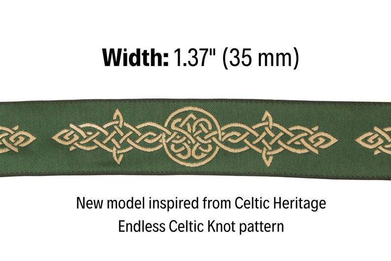 Endless Celtic Knot Trim by the Yard, Woven Jacquard Ribbon for ...