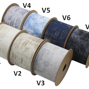 Garniture de rideau à broder 2,7 po., ruban jacquard pour rideaux, ruban pour tenture, ruban de garniture pour tenture, bordure tissée 204