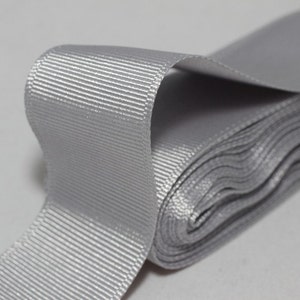 10 meters 10.93 yrds - 10/20/30/40mm Light Gray Grosgrain Ribbon, Strong Thick grosgrain, gross grain ribbon, fabric yardage, GRRB