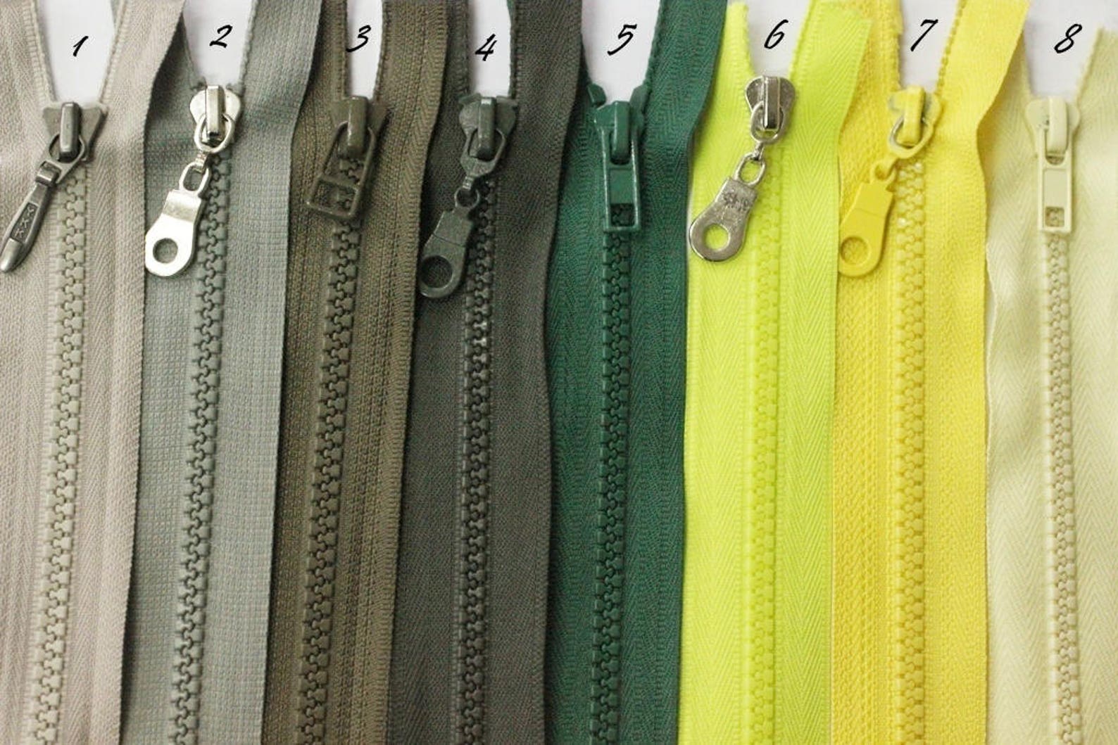 Separating Zipper 30100cm 1240 Inches Zipper Plastic Etsy