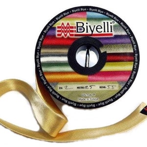20 mm Satin bias tape, bias binding, trim (0.78 inches), Bias Binding, Bia, Tape, Sewing bias, Tapes, Sewing skirt, ribbon cover, SB55