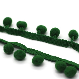10 mm groene Pom Pom trim slinger, home decor, handwerk, accessoires, naaien accessoires, mini pom pom, sewimg trim, kostuums design