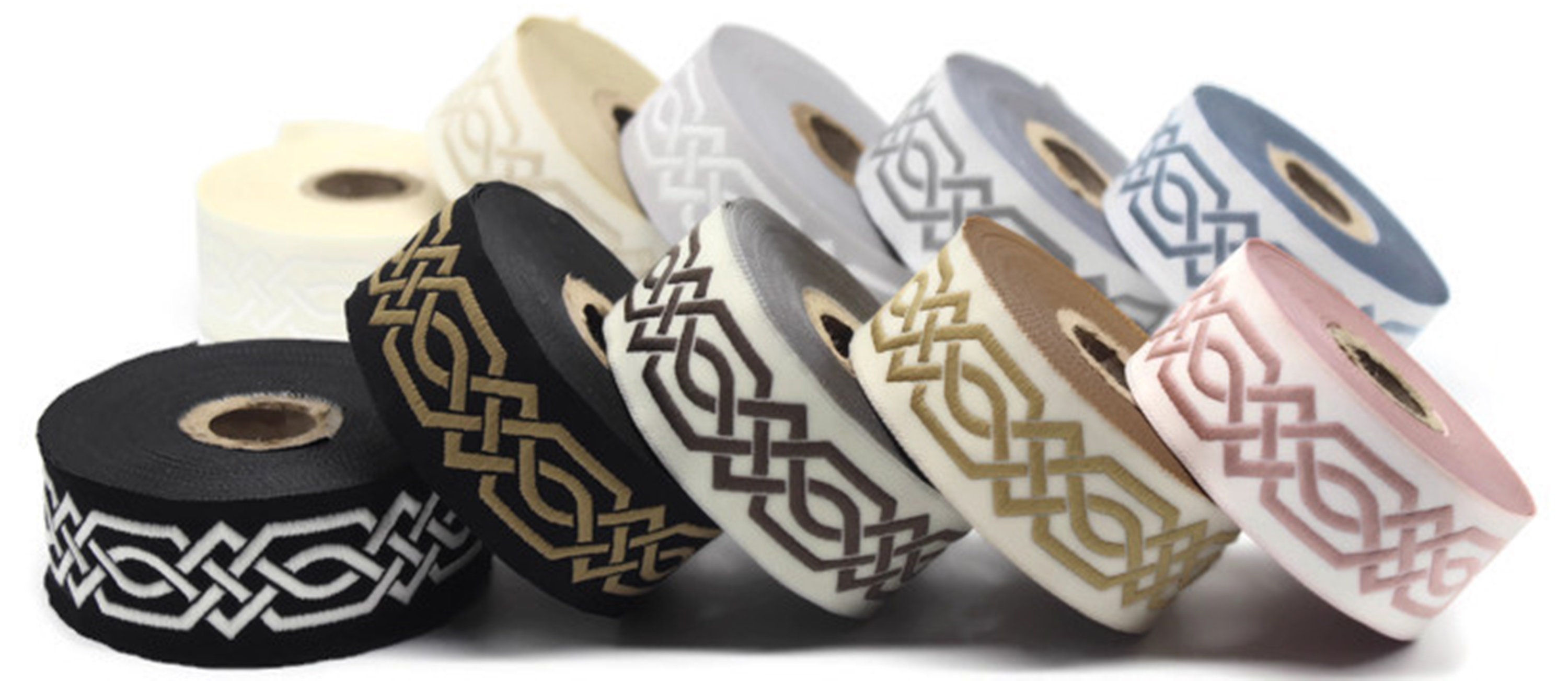 35 Mm Celtic Claddagh 1.37 (inch) | Celtic Ribbon | Embroidered Woven ...