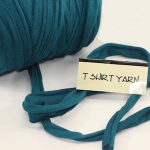 Turquasie T-shirt Yarn, Cotton Yarn, Recyled Fabric yarn, home textile yarn, crochet yarn, basket yarn, yarn, bag yarn, Upcycled Yarn