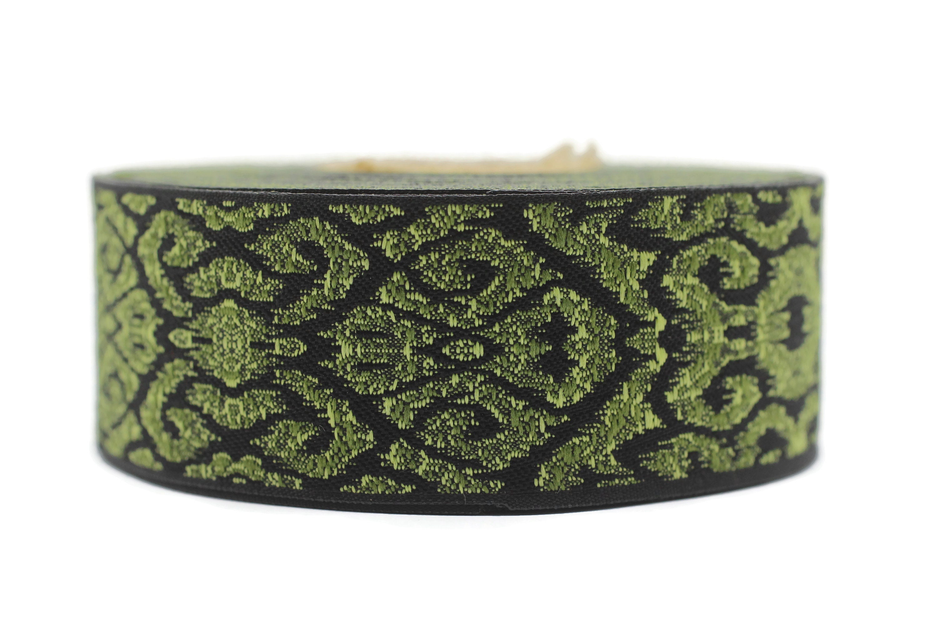 Nastro Jacquard Verde Con Nodo Celtico 3,5 Cm, 9,9 Mt, Ricamato, Per Cucito E Fai Da Te, Tenda, Abbigliamento, Decorazioni Medievali