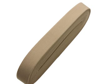 Banda elástica de costura de 3/4 de pulgada de ancho, muy elástica, de punto liso, para coser y para cintura.