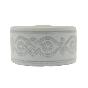 68 mm Embroidered Ribbons (2.67 inch), Jacquard Trims, Sewing Trim, drapery trim, Curtain trims, Jacquard Ribbons, trim for drapery, 142