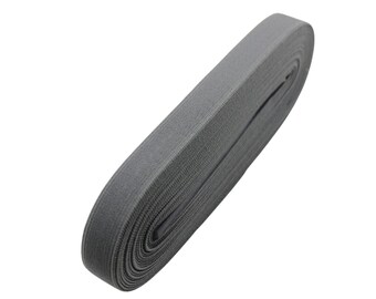 Banda elástica de costura de 3/4 de pulgada de ancho, muy elástica, de punto liso, para coser y para cintura.