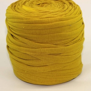 Caramel T-shirt Yarn, Cotton Yarn, Recyled Fabric yarn, home textile yarn, crochet yarn, basket yarn, yarn, bag yarn, Upcycled Yarn