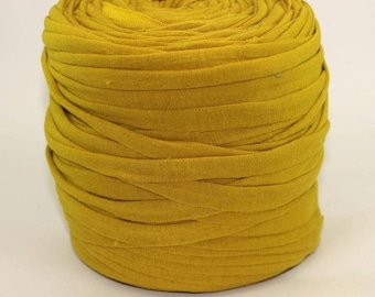 Caramel T-shirt Yarn, Cotton Yarn, Recyled Fabric yarn, home textile yarn, crochet yarn, basket yarn, yarn, bag yarn, Upcycled Yarn