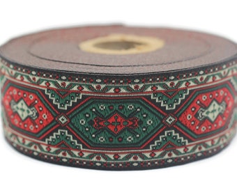 KAFKA H-09/02 Jacquard Ribbon Organic Cotton Trim 1-5/8