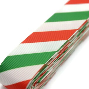 Fita de gorgorão de Natal de 0,98 pol. (25 mm) - Fita de atacado por metro, laços de gorgorão sólidos, laços de cabelo, suprimentos para laços de cabelo CHRS