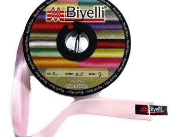Cinta al bies de satén de 20 mm, cinta al bies rosa, ribete (0,78 pulgadas), cinta al bies, bies, cinta, cintas, costura al bies