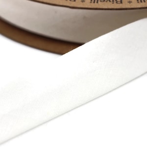 20 mm Cream Cotton Bias, Cotton bias tape,  bias binding, trim (0.78 inches),  cotton bias, fold binding, Bias Tape, Ribbon cover, CB02