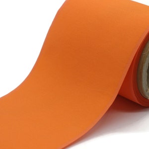 100mm Orange Plain Embroidered Ribbons(3.93 inch),Jacquard Trims, Sewing Trim, drapery trim, Jacquard Ribbons, trim for drapery, 202 V15