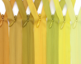 Skirt Zippers, 50 cm (20 inches), Dress Zipper, Concealed Zippers, Hide Zipper, Secret Zipper,Invisible Zippers, Colorfull Zippers SK01