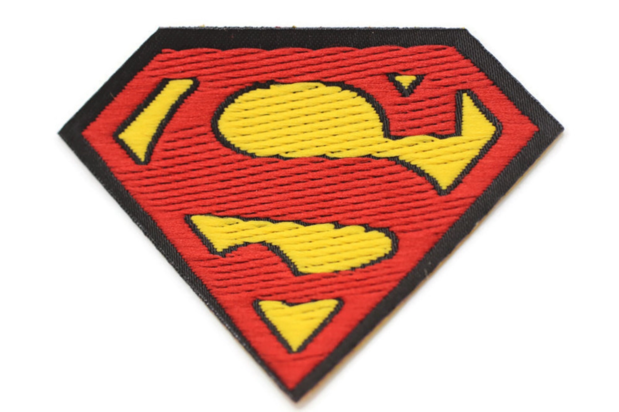 Superman Patch 1.5 Inch Iron On Patch Embroidery Custom Etsy