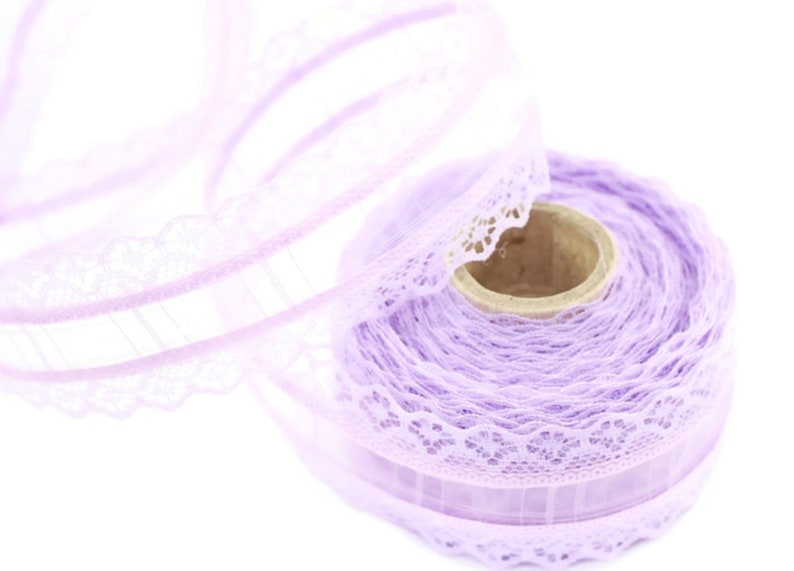 lilac lace ribbon